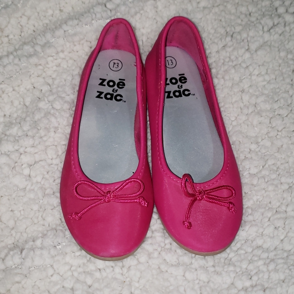 Zoe & Zac pink flats